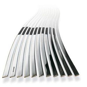 Designradiator Lola 450x1516x40 RVS satin horizontaal 557W