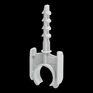 Kunststof buisklemplug halvrij 6mm 5/8/15-16mm KEMA VVE=200