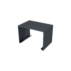 Verbindingssok aluminium antraciet RAL7016 H60xB85xD60mm tbv leidinggoot