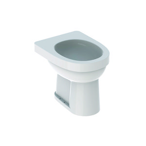 PROMO 300 Basic 96 staand closet vlakspoel AO. wit met spoelrand (excl. zitting) (S8000100000G)