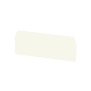 Afsluit- eindplaat wit h:79.4mm b:2mm V-0, VVE=50
