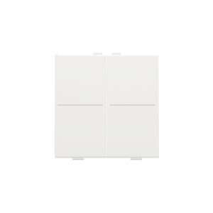 2-voudige toets RF schakelaar/drukknop white c.