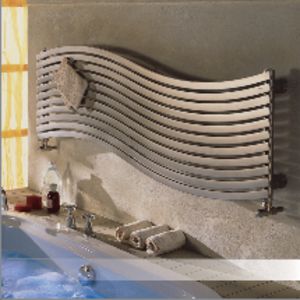 Designradiator Lola 450x1516x40 RVS satin horizontaal 549W