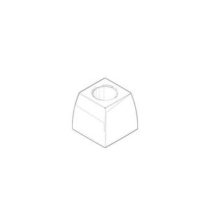 Rozet v. douchegar. slang 49x45x49mm Champagne