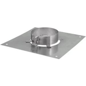 Plafondplaat Ø100mm met beugel I304 (D0,8)