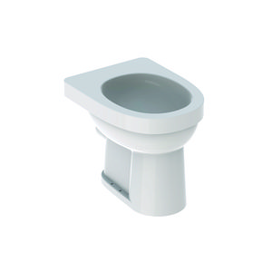 PROMO 300 Basic 96 staand closet vlakspoel PK. wit met spoelrand (excl. zitting) (S8000200000G)