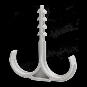 Kunststof leidingklemplug hal.vrij dubbel v 20-25mm VVE=200