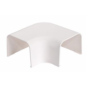 Verticaal hoekstuk AC-kanaal 90gr. 125x75 WIT RAL9010