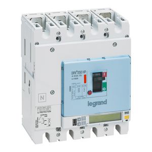 Vermogensschakelaar DPX3 HP250 S10+meting+RCD 40A4P36kA