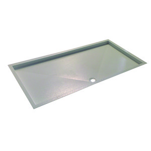 Condensaat lekbak buiten unit