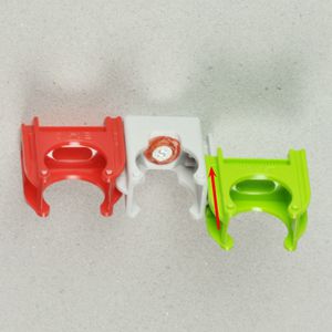 Buisklem knst. halvrij 3/4/18,5-19,5mm SC19 rood VVE=10000