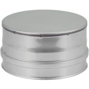 Einddeksel enkelwandig Ø250mm RVS I316L (D0,5)