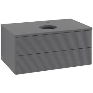 Wastafelonderkast Antao 800x360x500mm Antr. Matt Lacquer L19150GK