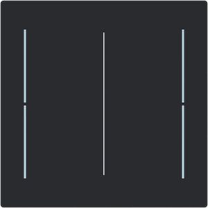 Centraalplaat afdekking Keypad 2v Art-matzwart (LFW/A.2.70.11-45M)