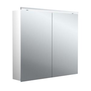 Led-spiegelkast Pure-2 Classic 800mm aluminium opbouw 2 deuren H=729mm