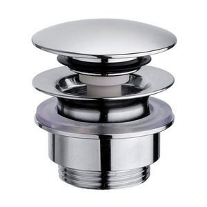 PROMO Wastafelafvoerplug Push Open UD425 1.1/4" chroom univ. Ø63mm / 5-55mm (UD42551)