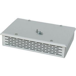 Flensplaat F3A IP30 metaal met ventilatiekap RAL7035