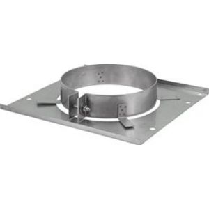 Vloerplaat Ø130-200mm met beugel I304