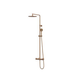 Afbouwdeel regendouche IVY combiset Nexus 1 opbouwthermostaat  gebor. mat koper CSN1GKCE