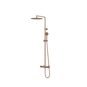 Afbouwdeel regendouche IVY combiset Nexus 1 opbouwthermostaat  gebor. mat koper CSN1GKCF