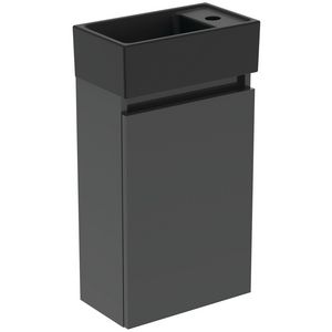 Fonteinmeubel pack grijs fontein kraangat RE silk black tiempo
