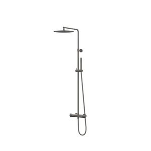 Afbouwdeel regendouche IVY combiset Nexus 1 opbouwthermostaat staafmodel gebor. metal black CSN1GMAC