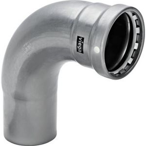 Insteekbocht 90° Megapress-S-XL spie x persaansluiting 4" 4216.1XL