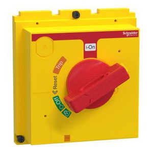 Standaard directe draaibediening OFF Rood/geel ComPact