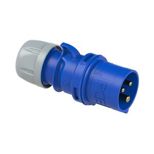 Contactstop CEE 16A 3p 230V 6h blauw IP44 Shark