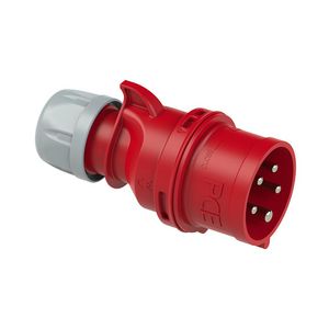 Contactstop CEE 16A 5p 400V 6h rood IP44 Shark