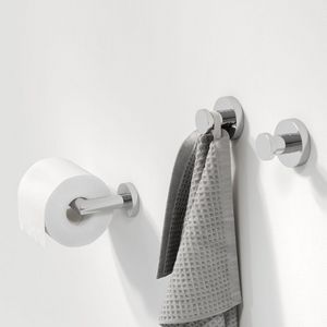 Closetrolhouder chroom zonder klep NEMOX