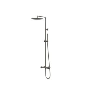 Afbouwdeel regendouche IVY combiset Nexus 1 opbouwthermostaat staafmodel gebor. metal black CSN1GMAF