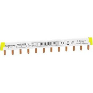 Kamrail 1P 18mm Pitch 12 mod Boven/Onder 100A Acti9