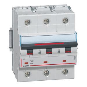 Installatieautomaat MCB DX3 3P C63A 36kA