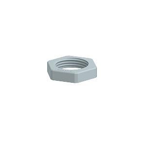 Wartelmoer M20 polyam zilvergrijs RAL 7001 VVE=100