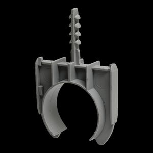 Buisklemplug kunstst halogeenvrij boor 6mm 1 1/2/37-40mm VVE=50