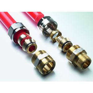 Set a 2st. Aansluitset VPE/AKB 3/4" - 16x2mm Euroconus