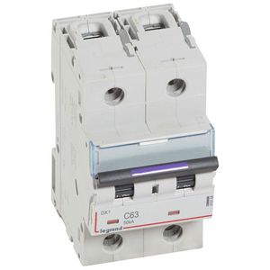 Installatieautomaat MCB DX3 2P C63A 50kA