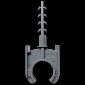 Kunststof buisklempl halvrij 1.1/4/30,5-32,5mm d.gr VVE=100