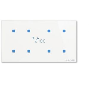 Glasstouch sensor KNX Tacteo 4 voudig met RTC (TBR/U4.8.11-CG)