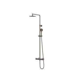 Afbouwdeel regendouche IVY combiset Nexus 1 opbouwthermostaat  gebor. metal black CSN1GMCA