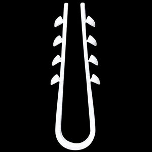 Kunststof bandklemplug halogeenvrij 20 - 40mm wit VVE=200