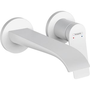 Vivenis 2-gats wandkraan voorsprong 195mm mat wit