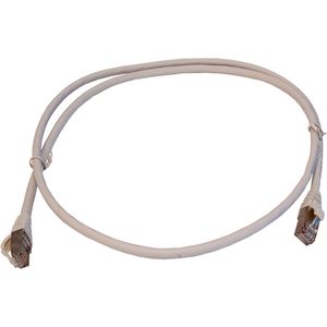 Netwerkkabel / patchkabel CAT6A AWG26 (PiMF) LSZH molded grijs 1.0mtr.