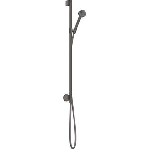 Doucheset 75 1 straalsoort EcoSmart met wandaansluiting Brushed Black Chrome AX One