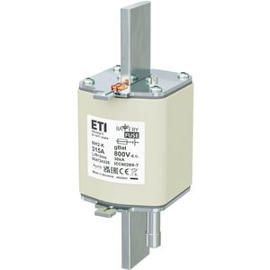 Zekering NH2/K gBat 315A/800V DC 4724335 VVE=3