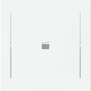 Centraalplaat afdekking 1v knop scenesymbool Art-matwit (LFS/A.1.70.11-44M)