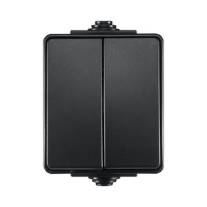 Opbouw Serieschakelaar IP55 Zwart VVE=16