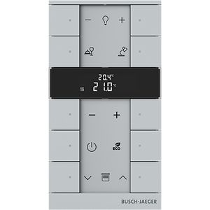 Free@Home Tenton thermostaat 10-voudig aluzilver (SBR-F-10.0.11-83)