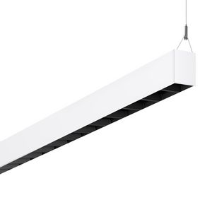 LED-Pendelarmatuur 3000K 51W DALI zwart raster d+i